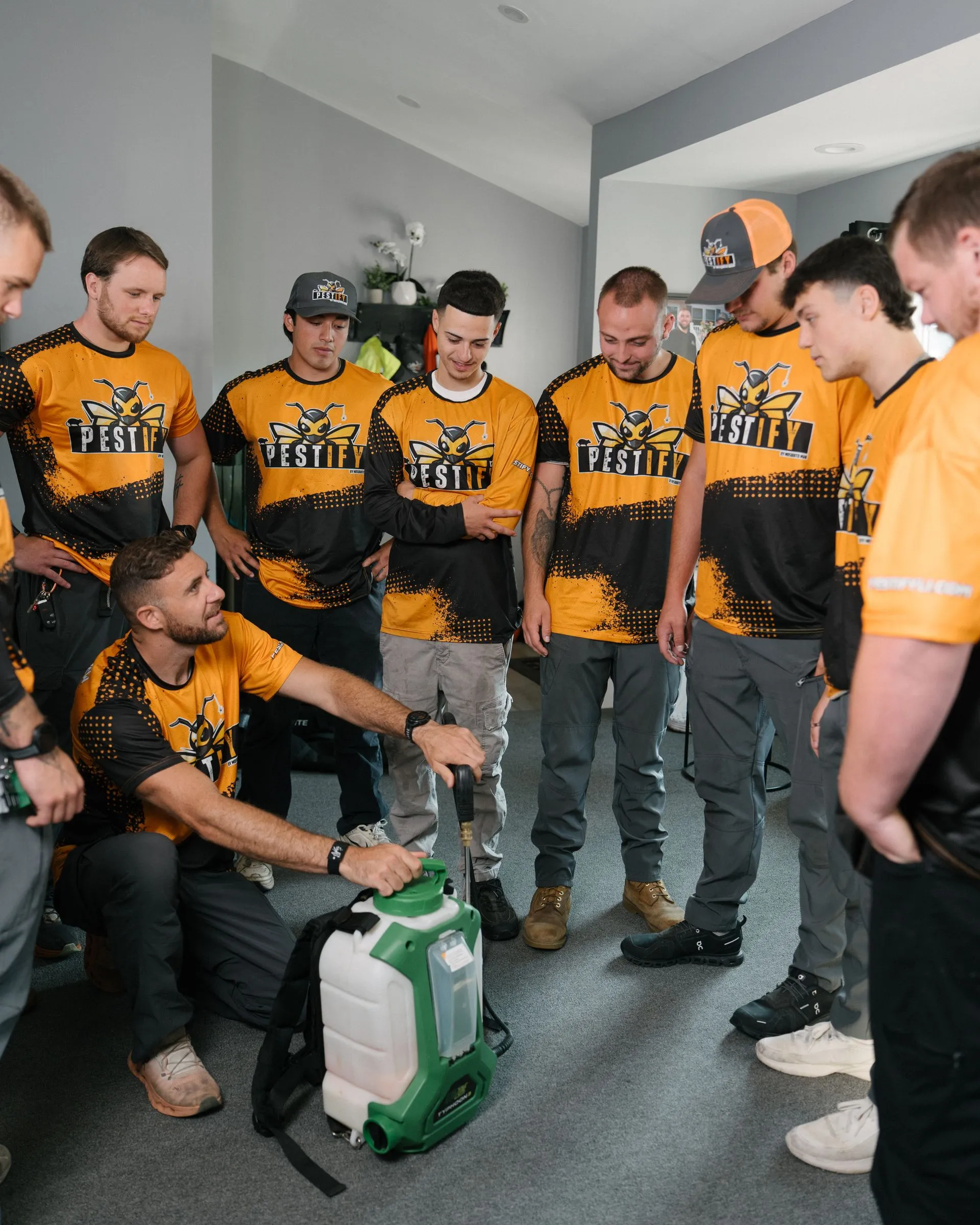 Pestify technicians in training